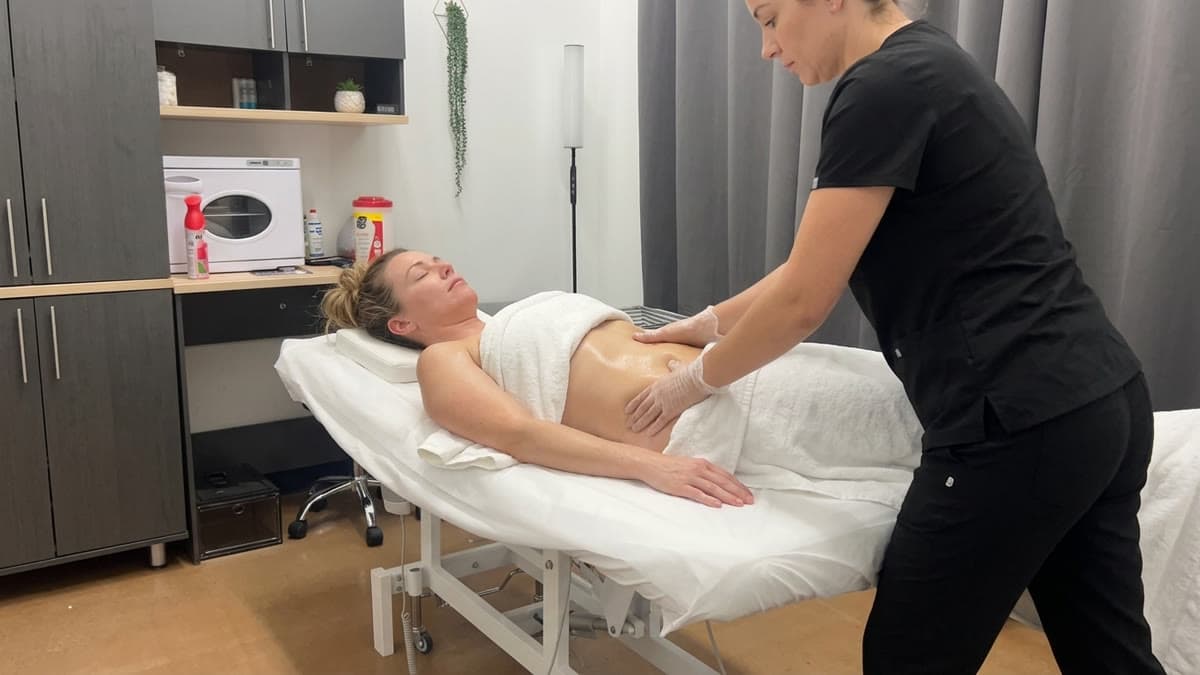 Before and after manual body contouring results at Be You Esthetic Suites in Brooklyn, NY.