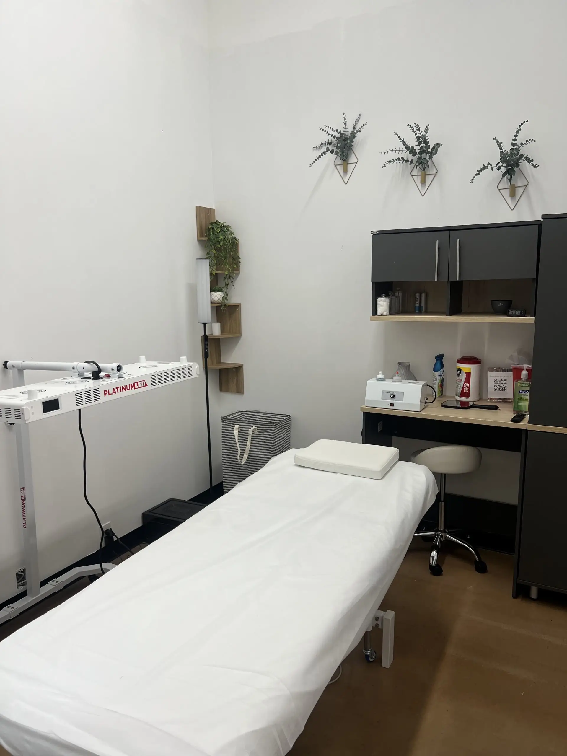 Private med spa suite at Be You Esthetic Suites in Brooklyn.